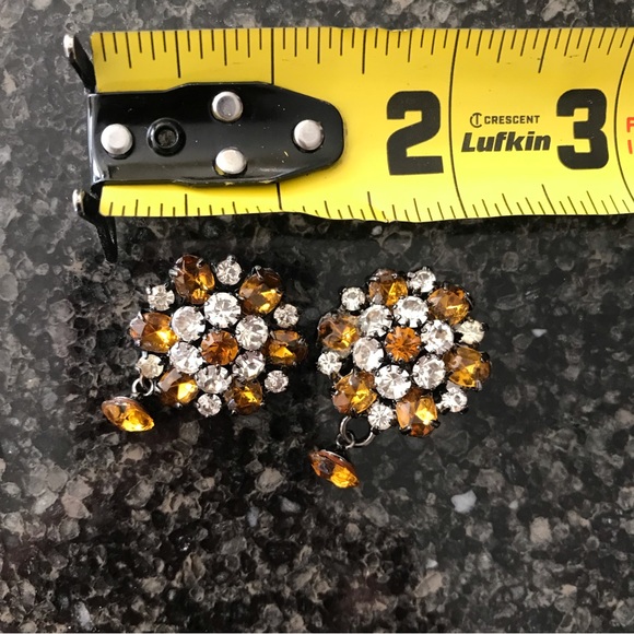 Pretty Y2K Vintage Jeweled Women’s Cuff Links - Picture 3 of 8